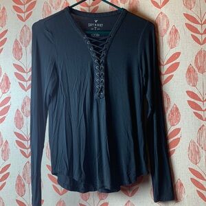 Soft & Sexy Teal Top, Size XS